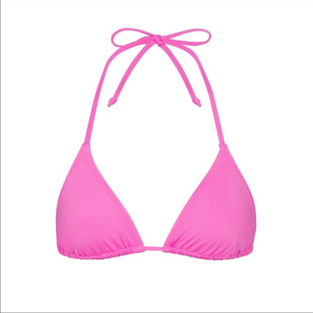 BRAND NEW SKIMS SWIM TRIANGLE TOP - TAFFY - 3x